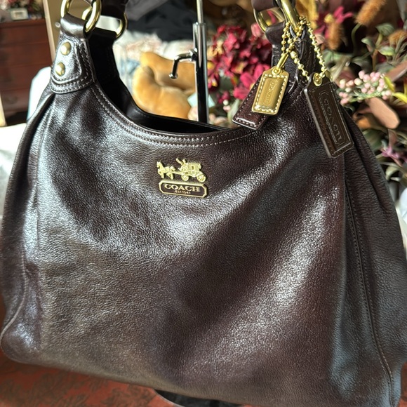 Coach 14313 Brown Leather Maggie Madison Women's Bag - Picture 3 of 15